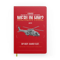 Thumbnail for Leonardo AW101 Merlin HM2 design on red notebook