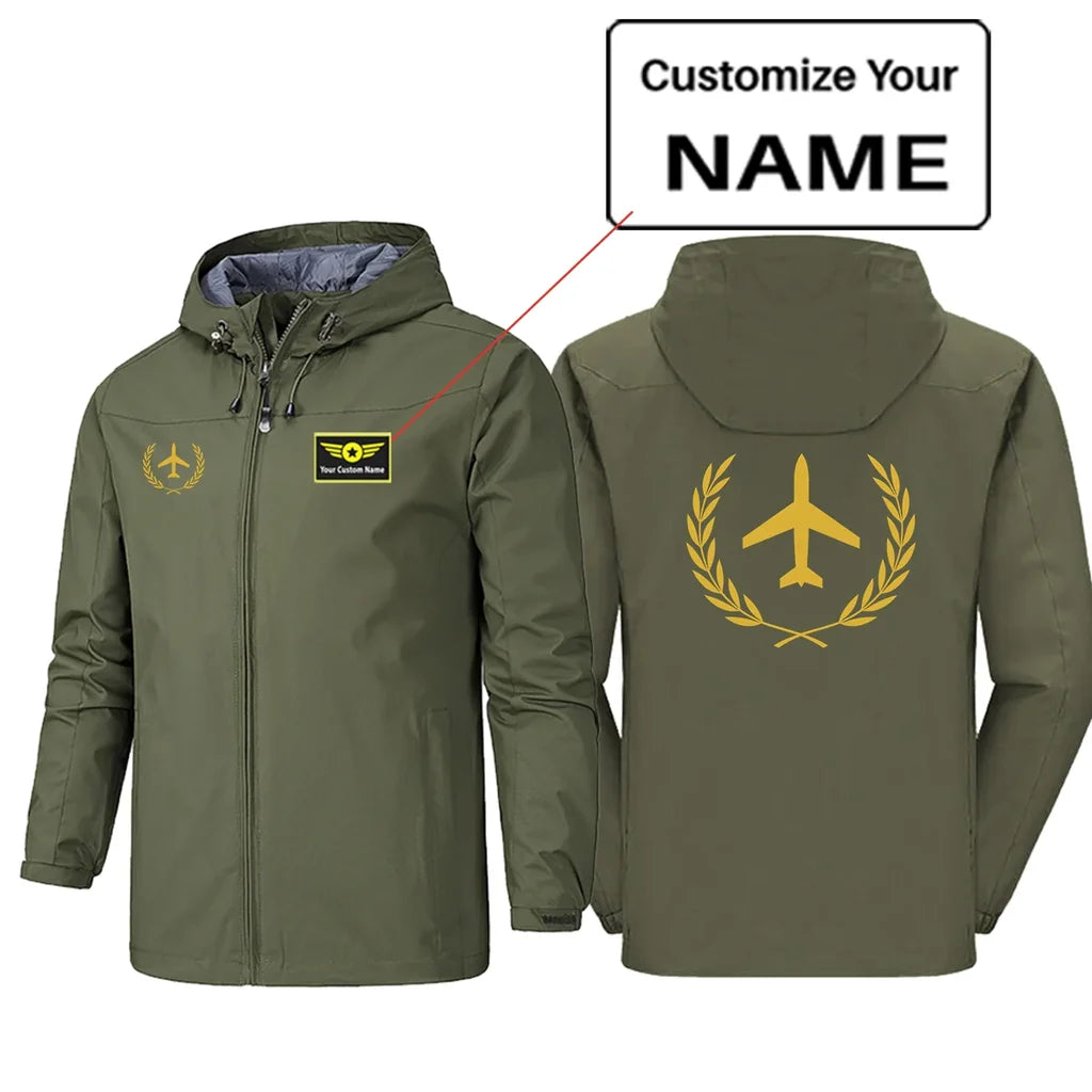Leaf & Airplane Rain Jacket - view 7