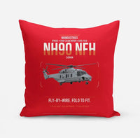 Thumbnail for NHIndustries NH90 NFH Caïman design on red pillow