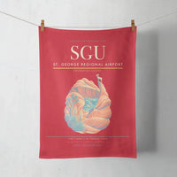 Thumbnail for St. George Regional Airport (SGU) design on red towel