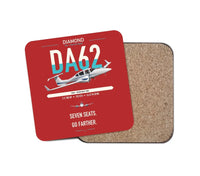 Thumbnail for Diamond DA62 design on red 1 piece coaster