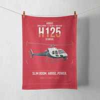 Thumbnail for Airbus H125 design on red towel
