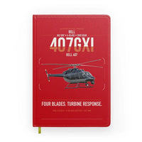 Thumbnail for Bell 407GXi design on red notebook