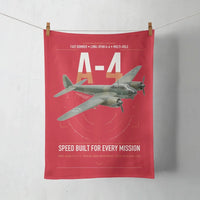Thumbnail for Junkers Ju 88A-4 design on red towel