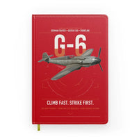 Thumbnail for Messerschmitt Bf 109G-6 design on red notebook