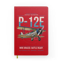 Thumbnail for Boeing P-12E design on red notebook