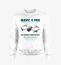 Thumbnail for DJI Mavic 4 Pro design on white sweatshirt