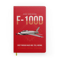 Thumbnail for F-100D Super Sabre design on red notebook