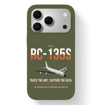 Thumbnail for RC-135S Cobra Ball design on green army magsafe iphone case, for iPhone 17 Pro