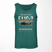 Thumbnail for F11C-2 Goshawk Dive from the High Hat design on green tank top