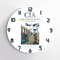 Thumbnail for Rome Ciampino Airport CIA Wall-Clock No-Frame - White