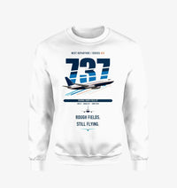 Thumbnail for Boeing 737-200 design on white sweatshirt