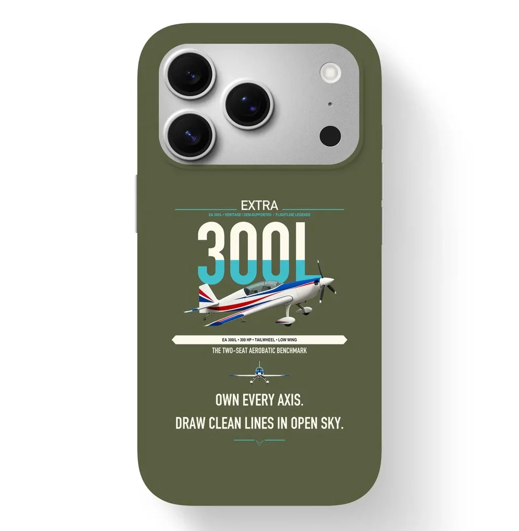 Extra 300L design on green army magsafe iphone case, for iPhone 17 Pro