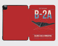 Thumbnail for B-2A Spirit design on red ipad tablet case