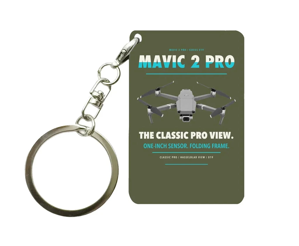 DJI Mavic 2 Pro Key Chain design on green army key chain