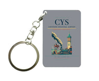Thumbnail for Cheyenne Regional Airport (CYS) design on gray key chain