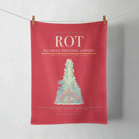 Thumbnail for Rotorua Regional Airport (ROT) design on red towel