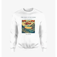 Thumbnail for VINTAGE G4038 - The Mountain Mail - Designed Sweatshirts design on white