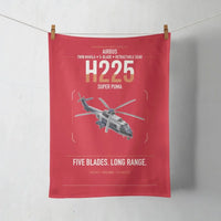 Thumbnail for Airbus H225 design on red towel