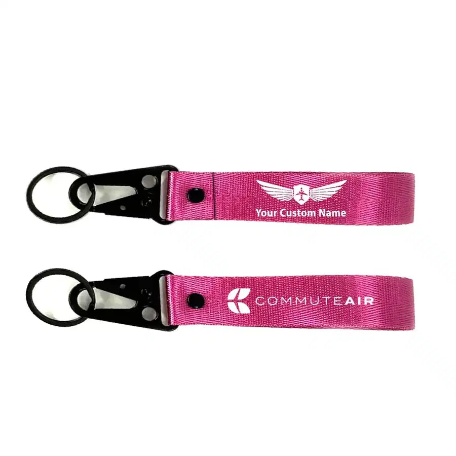 CommuteAir Hawk-shaped key chain, Pink+ NAME