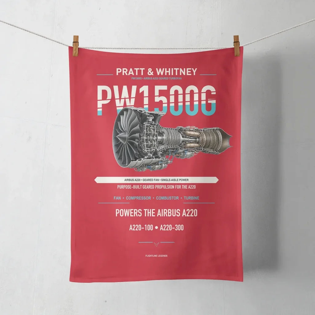 PW1500G design on red towel