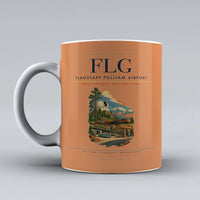 Thumbnail for Flagstaff Pulliam Airport (FLG) airport code design on orange ceramic mug
