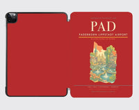 Thumbnail for Paderborn Lippstadt Airport (PAD) design on red ipad tablet case