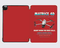 Thumbnail for DJI Matrice 4D design on red ipad tablet case