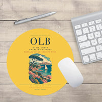 Thumbnail for Olbia Costa Smeralda Airport (OLB) design on yellow round mouse pad