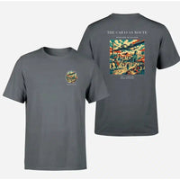 Thumbnail for VINTAGE G4040 - The Caravan Route - Double-Side T-Shirt design on gray double side t shirt