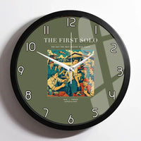 Thumbnail for VINTAGE G4144 - The First Solo - Designed Wall Clocks design on greenarmy framed