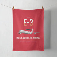 Thumbnail for E-3 Sentry AWACS design on red towel