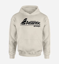 Thumbnail for EuroAtlantic Airways logo printed on khaki hoodie