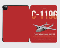 Thumbnail for C-119G Flying Boxcar design on red ipad tablet case
