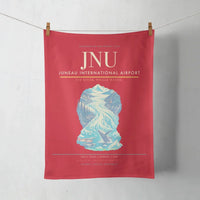 Thumbnail for Juneau International Airport (JNU) design on red towel