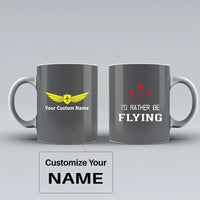Thumbnail for Customisable I'd Rather Be Flying Mug - view 7