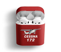 Thumbnail for The Cessna 172 AirPods plastic case - Red