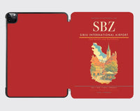 Thumbnail for Sibiu International Airport (SBZ) design on red ipad tablet case