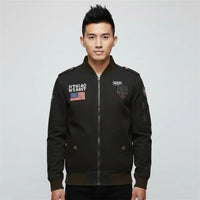 Thumbnail for US Flag Bomber Pilot Cotton Jacket - view 10