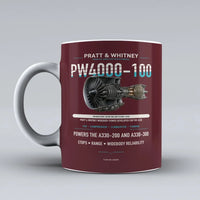 Thumbnail for Mug design on dark red pw4000 100