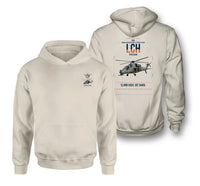 Thumbnail for HAL LCH Prachand design on khaki double-side hoodie, double-side print