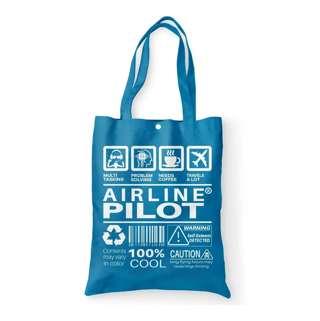 Airline Pilot Label Tote Bag - view 7