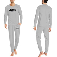 Thumbnail for Super Airbus A330 men pajamas - Light Gray