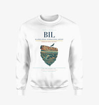 Thumbnail for Billings Logan International Airport BIL Sweatshirt - White