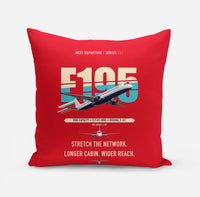 Thumbnail for Embraer E195 design on red pillow