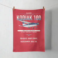 Thumbnail for Daher Kodiak 100 Series III design on red towel