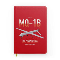 Thumbnail for MQ-1B Predator design on red notebook