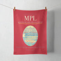 Thumbnail for Montpellier–Méditerranée Airport (MPL) design on red towel