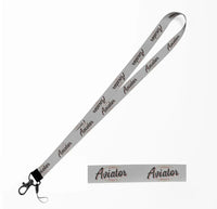 Thumbnail for Aviator - Dont Make Me Walk lanyard - light gray