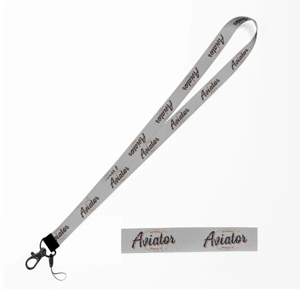 Aviator - Dont Make Me Walk lanyard - light gray